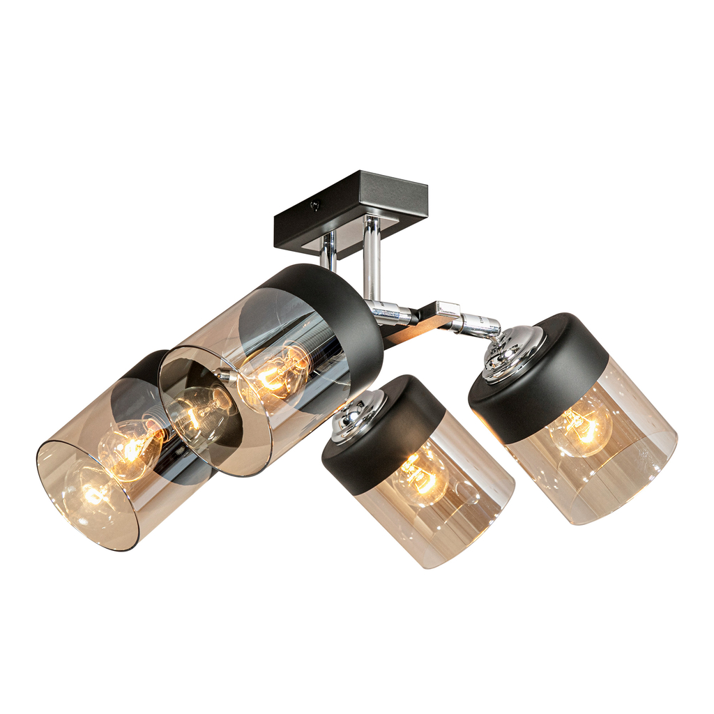 Stropné svietidlo PORTO CL19020-4-BL 4xE14