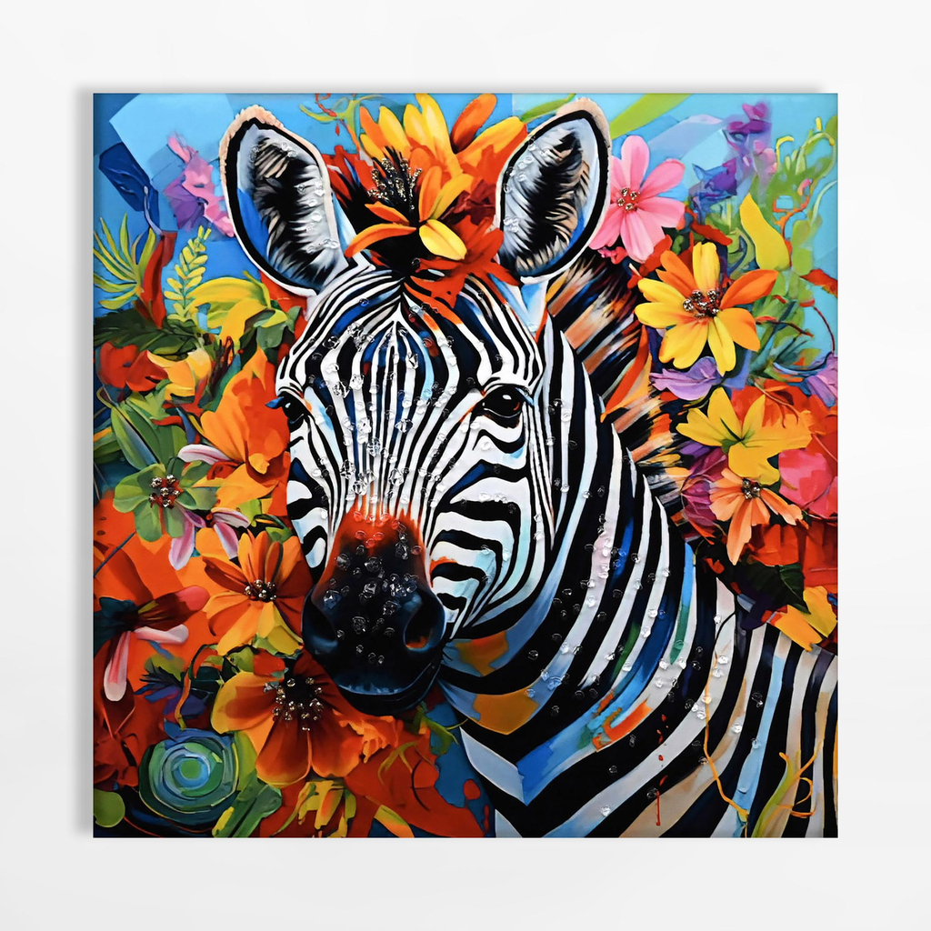 Obraz na plátne ZEBRA II 60x60 cm