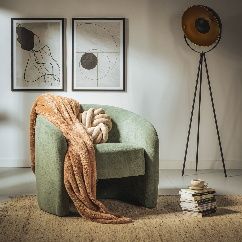 Koc karmelowy VERIA 150x200 cm