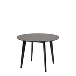 Drevený okrúhly stôl BLACKY 105 cm, čierny