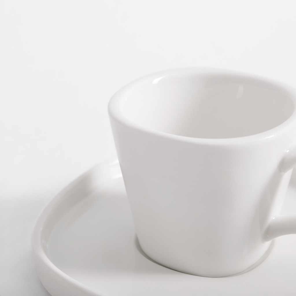 Šálka s podšálkou CARRE 70 ml