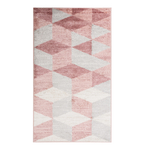 Ružovo-šedý koberec MILANO do predsiene 80x150 cm