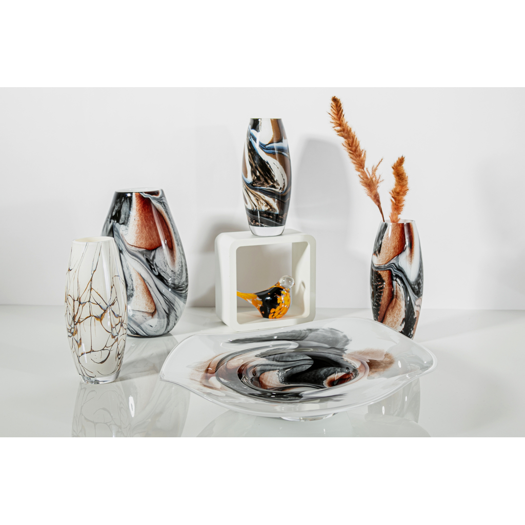 Dekoratívny servírovací tanier RETRO tehlovo červený 45 cm