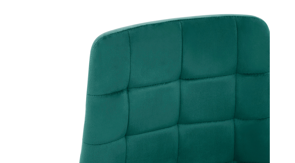 Stolička ABADA velúrová zelená
