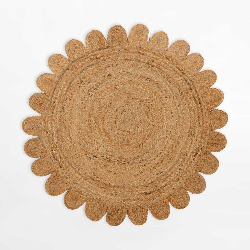 Okrúhly jutový koberec BRUGA 100 cm