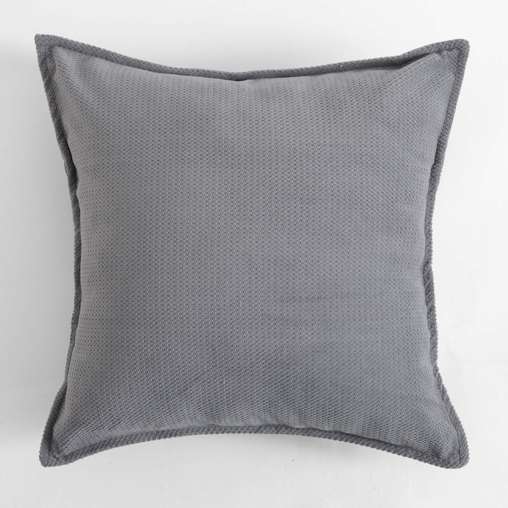 Obliečka na vankúš tmavosivá TIMEO 45x45 cm