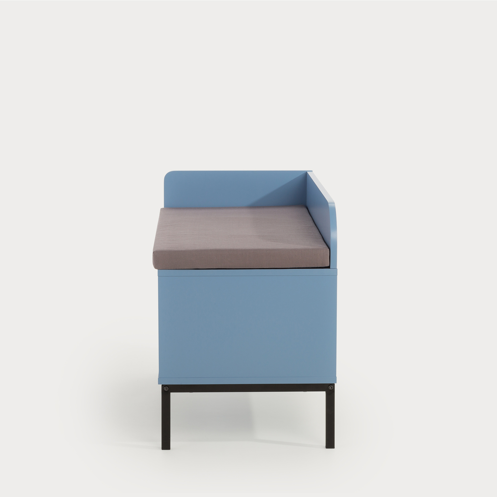 Skrinka na topánky SUAVE modrá