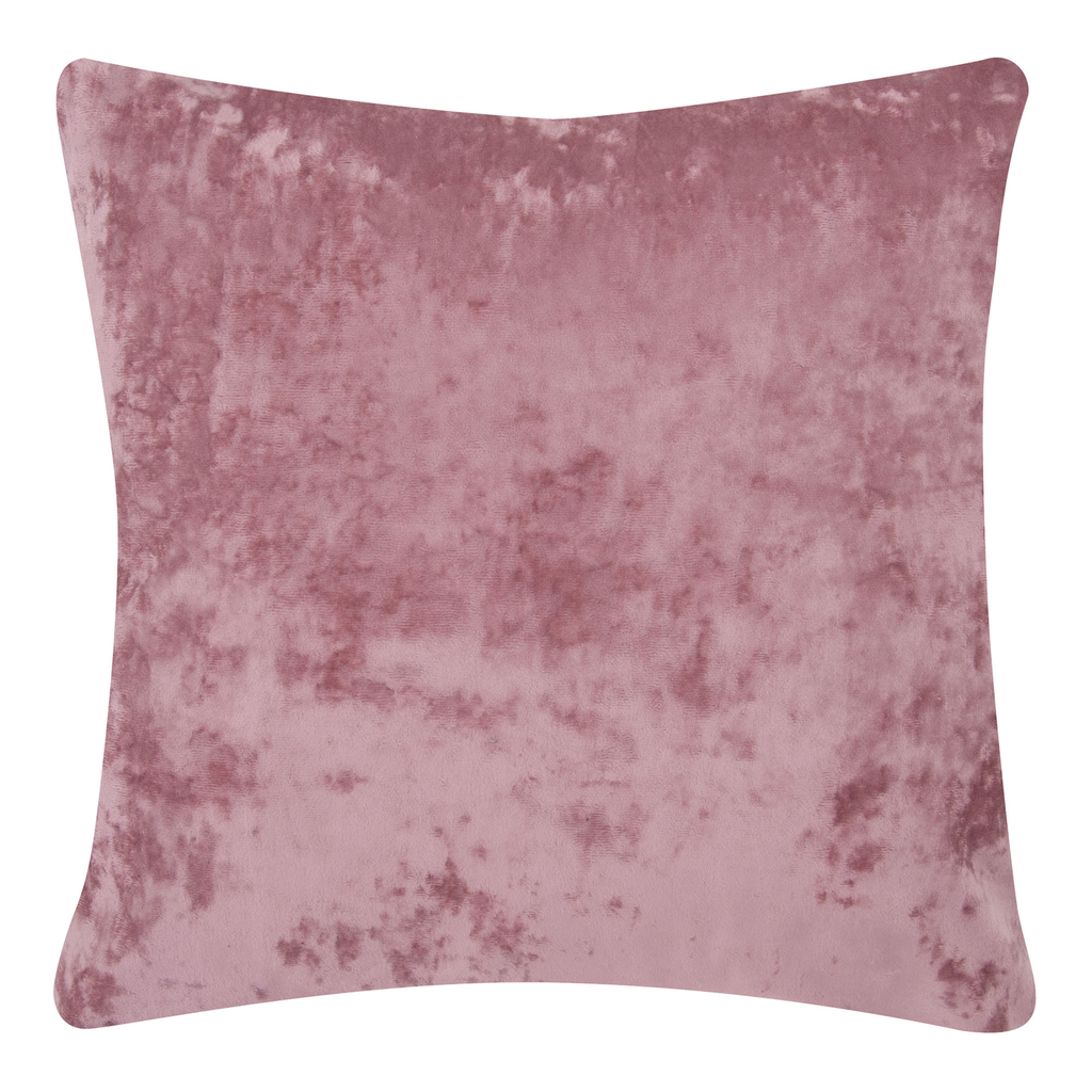 Dekoratívna obliečka na vankúš zamatová tmavoružová MIRAGE 45x45 cm