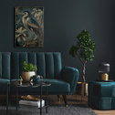 Maľba do obývacej izby GREEN HERON 50x70 cm