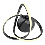 Nástenné LED svietidlo INDIGO čierne chróm