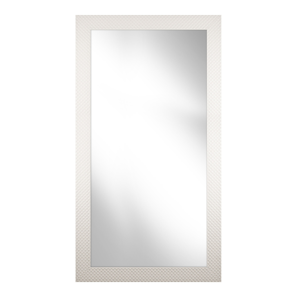 Zrkadlo s bielym rámom PIKO 73 x 133 cm