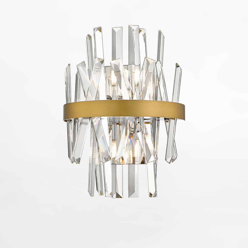 Nástenné svietidlo CONSTANTINOPLE glamour zlaté 24 cm