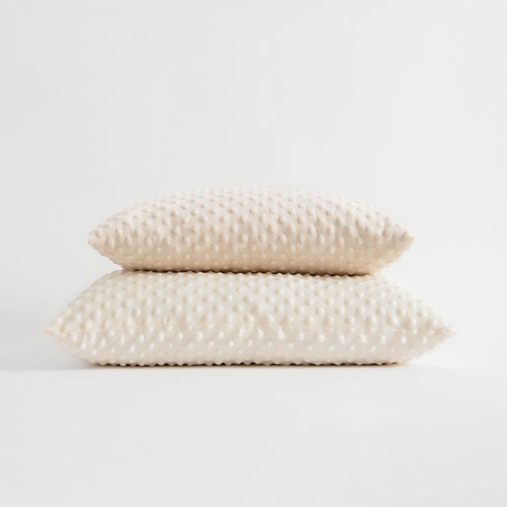 Vankúš minky krémový MILA 40 x 60 cm