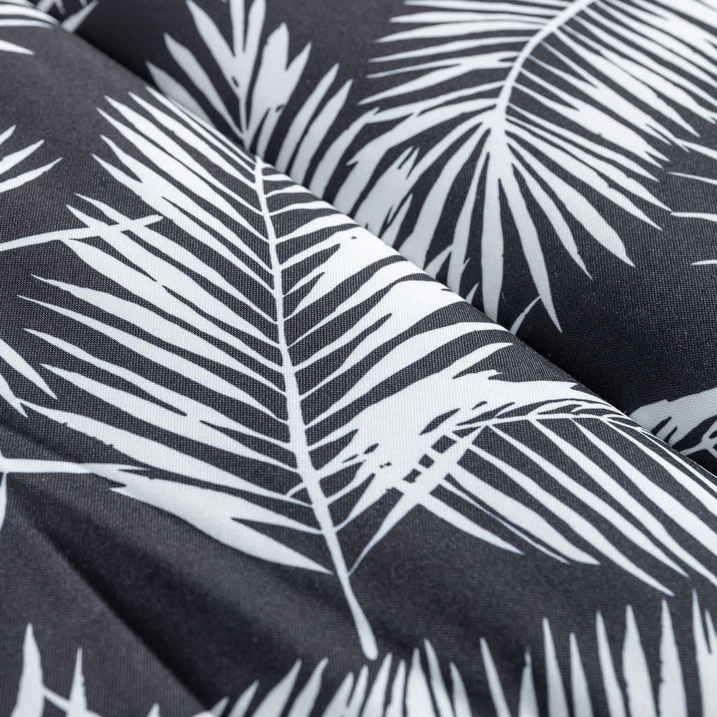 Vankúš na stoličku čierny SAMBA, 50x118 cm