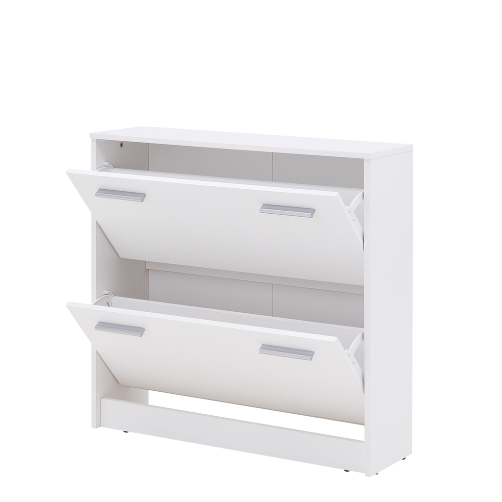 Skrinka na topánky biela OPTI