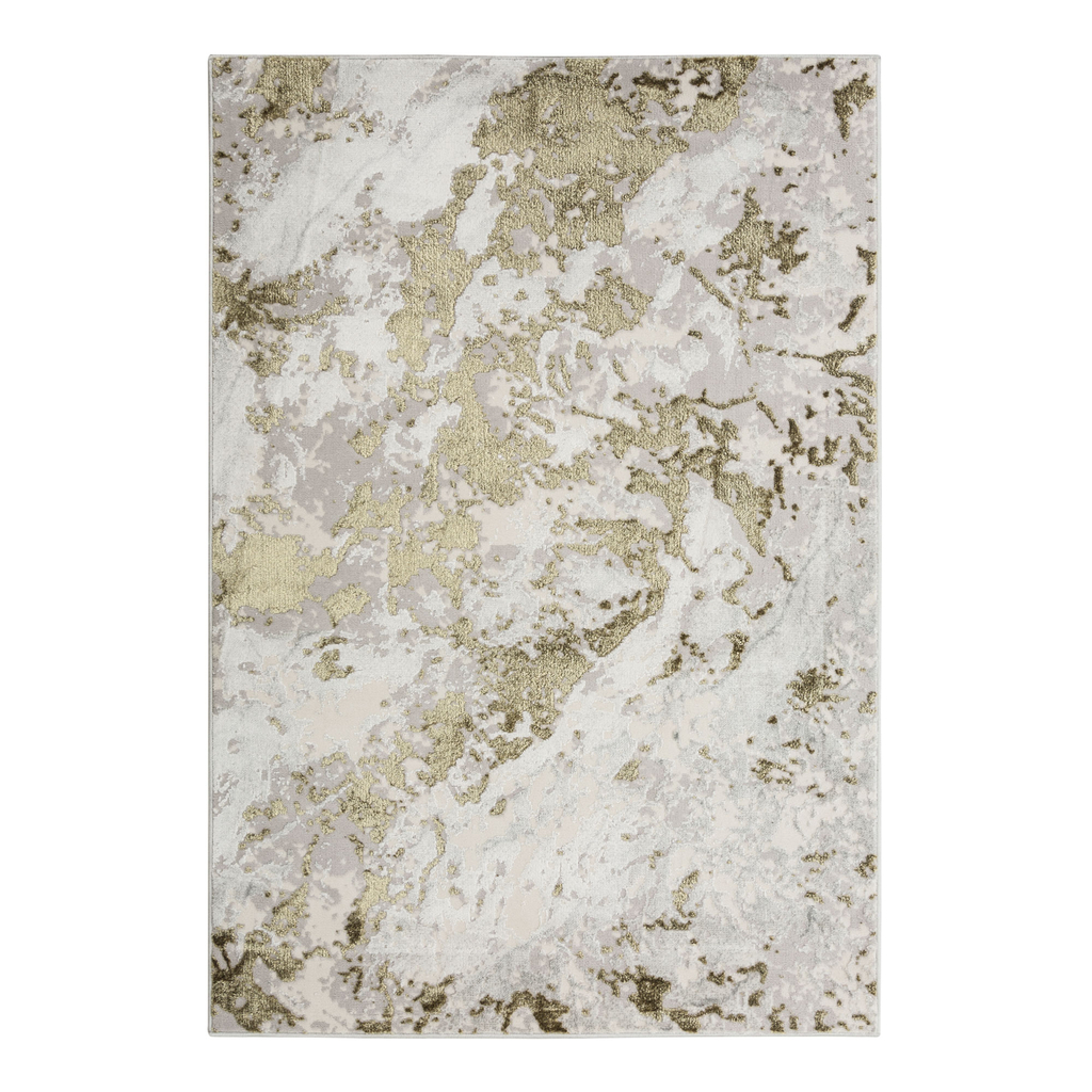 Abstraktný koberec SUNSET zlatý 120x170 cm