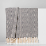 Sivá deka SALINA 125x150 cm