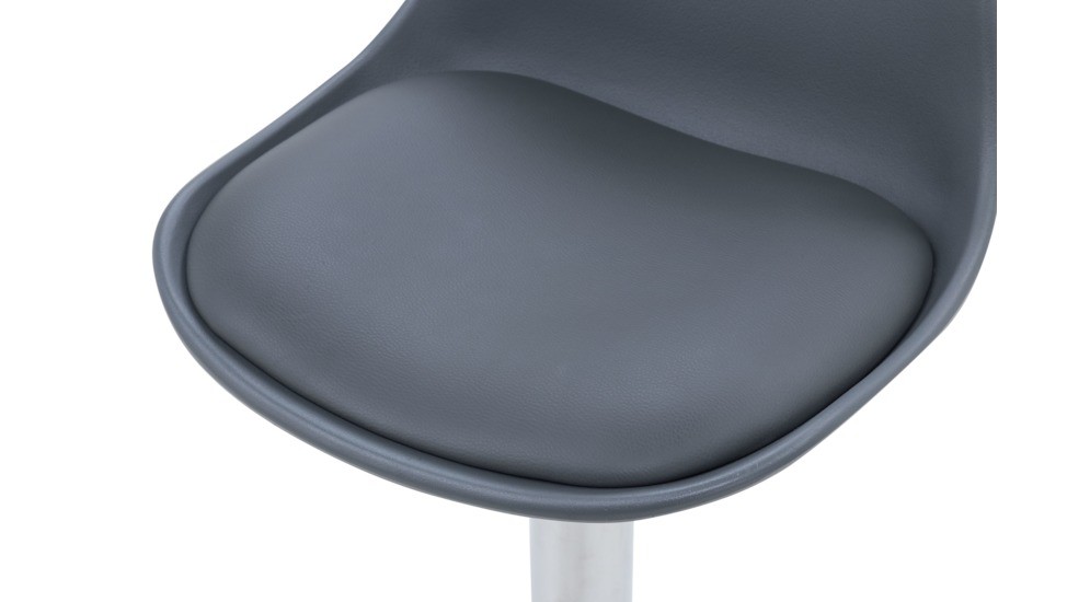 Barová stolička GRINNA sivá