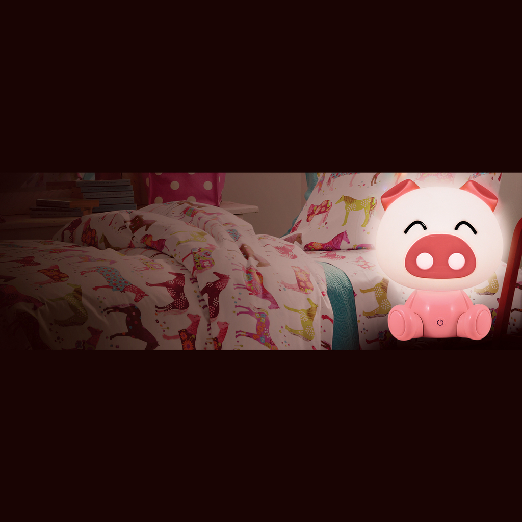 Detská nočná lampa LED PRASIATKO