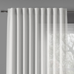 Záves do obývacej izby v bielej farbe BASIC 145x260 cm