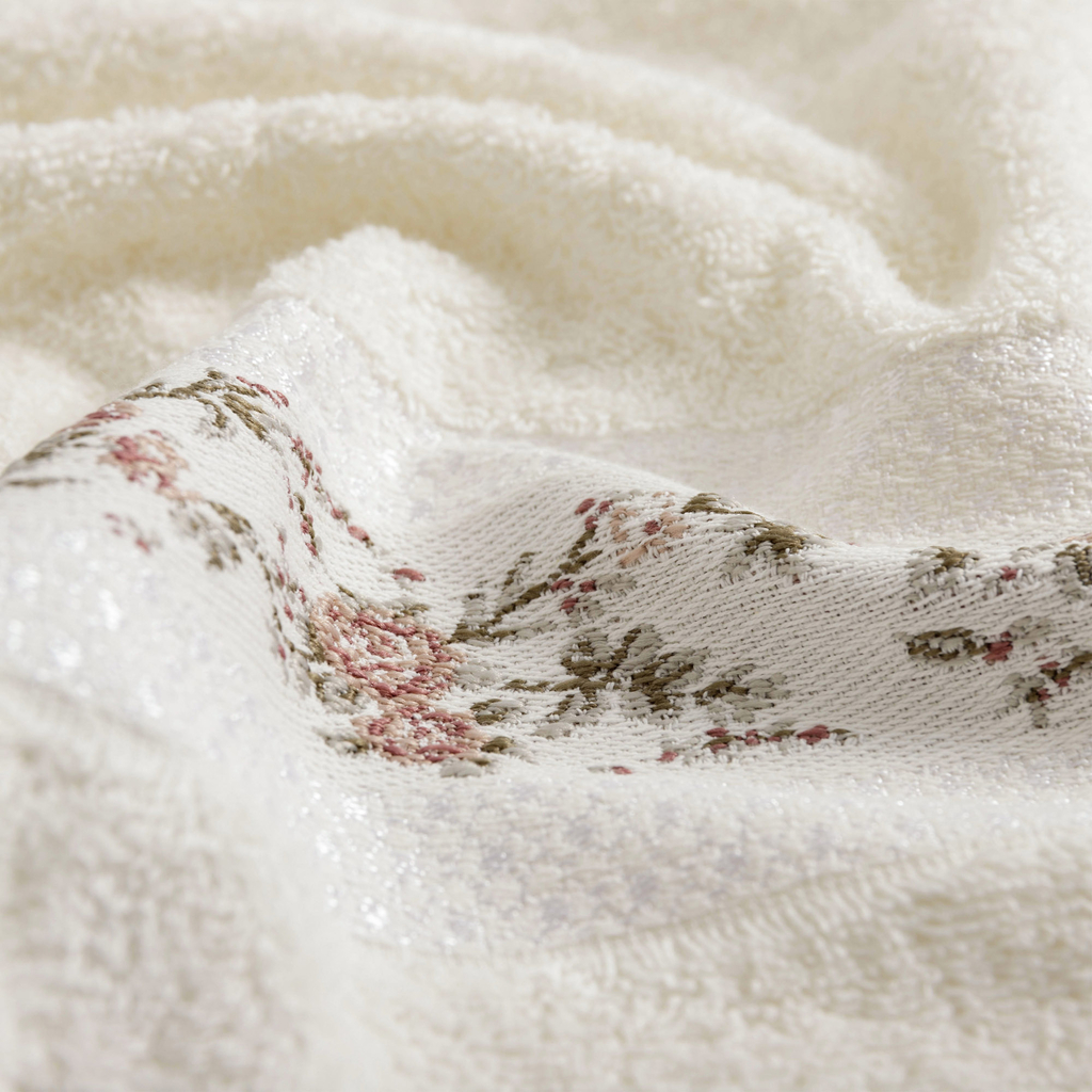 Bavlnený uterák v krémovej farbe PROVENCE 30x50 cm