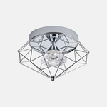 Chrómové stropné svietidlo AMY