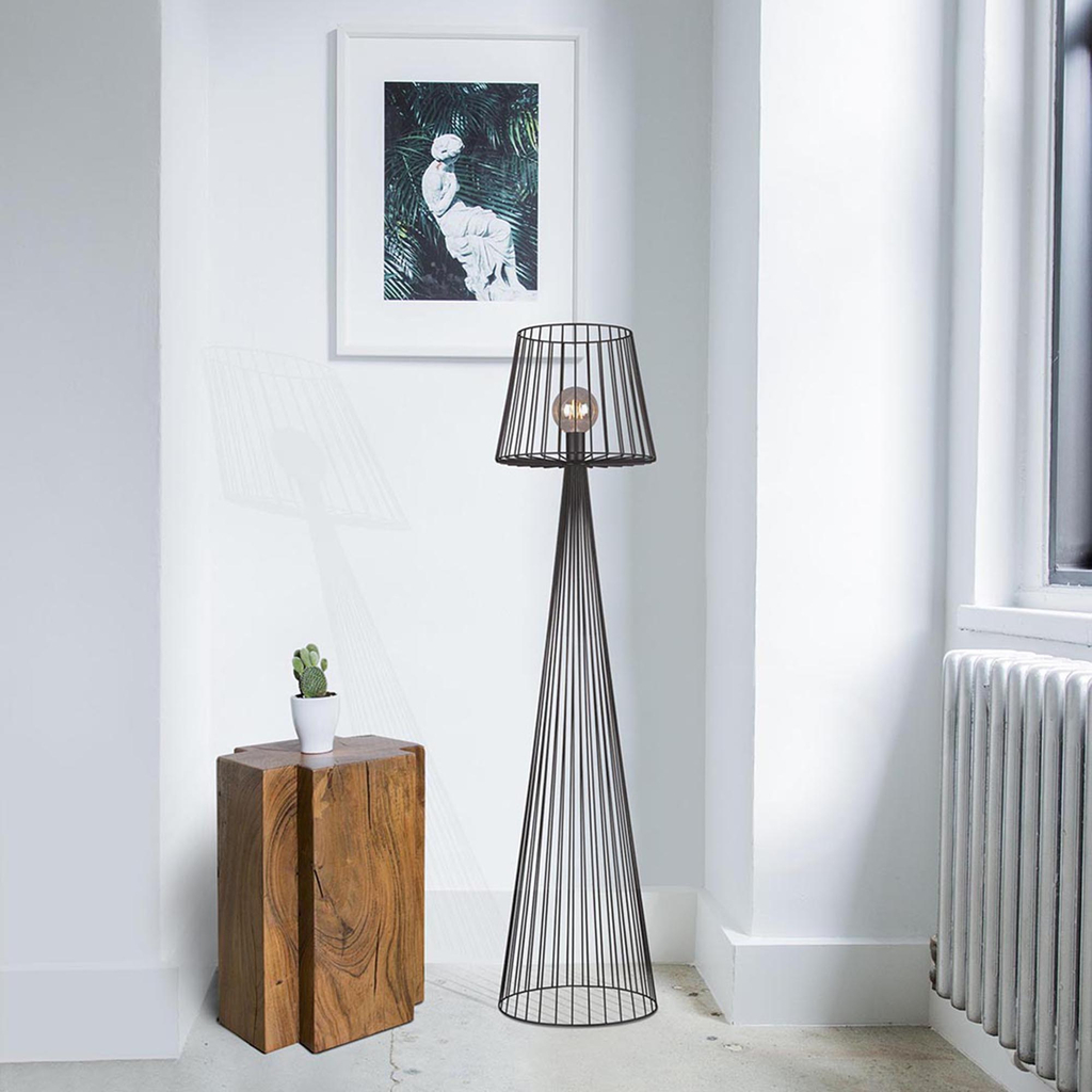 Stojacia lampa SOUL BLACK čierna