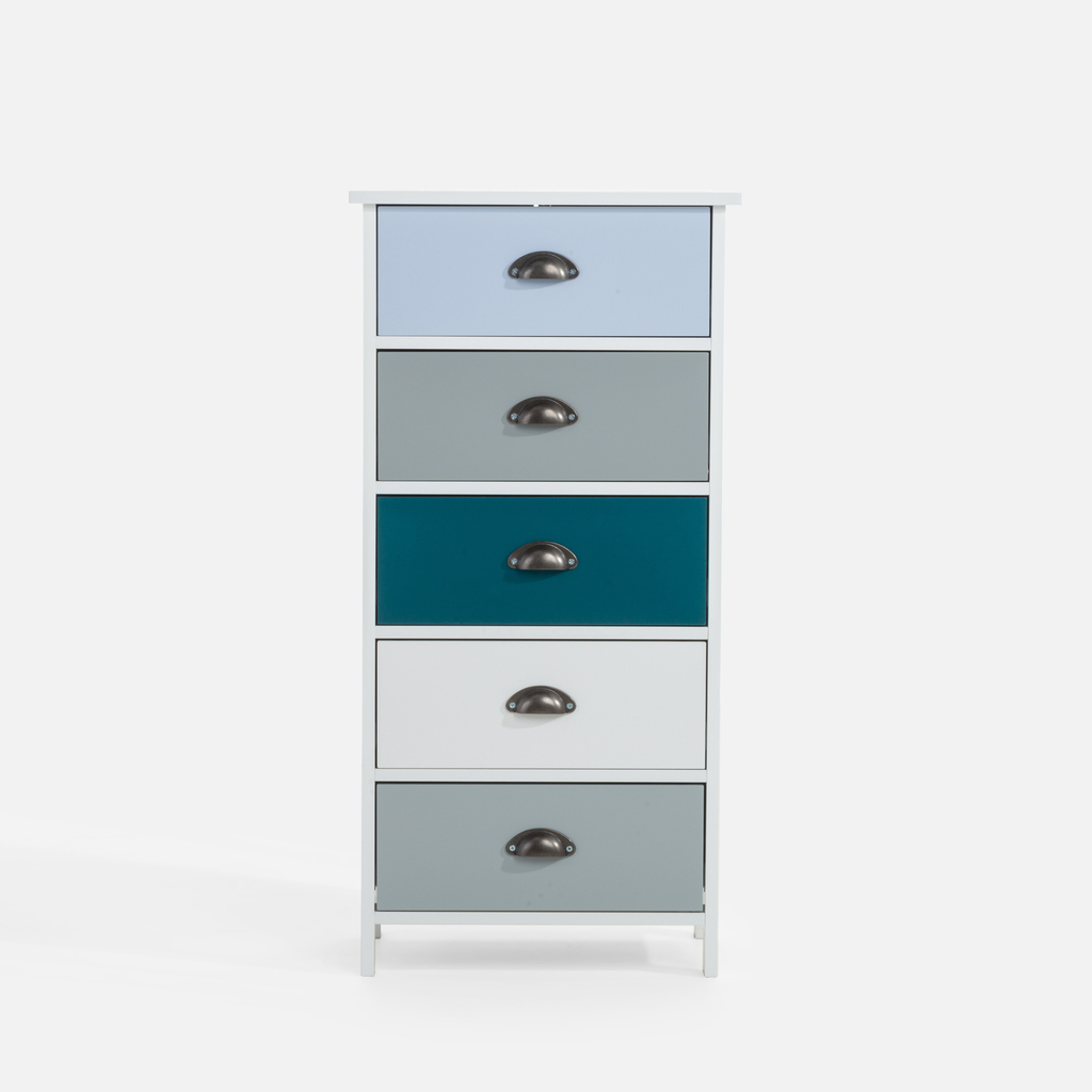 Skrinka FORNOTI s 5 zásuvkami