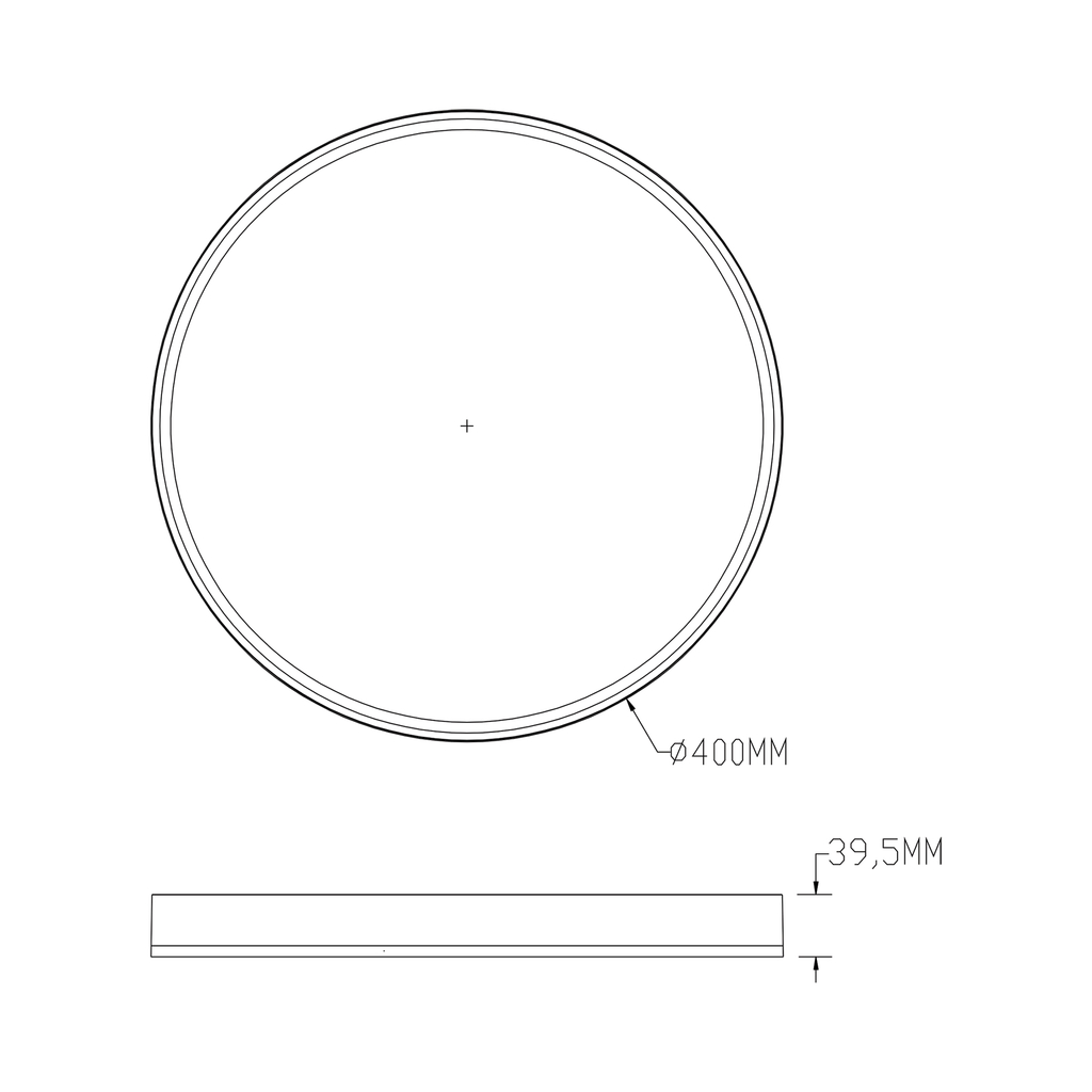 LED stropné svietidlo okhrúhle čierno-zlaté ORBITRAL s diaľkovým ovládačom