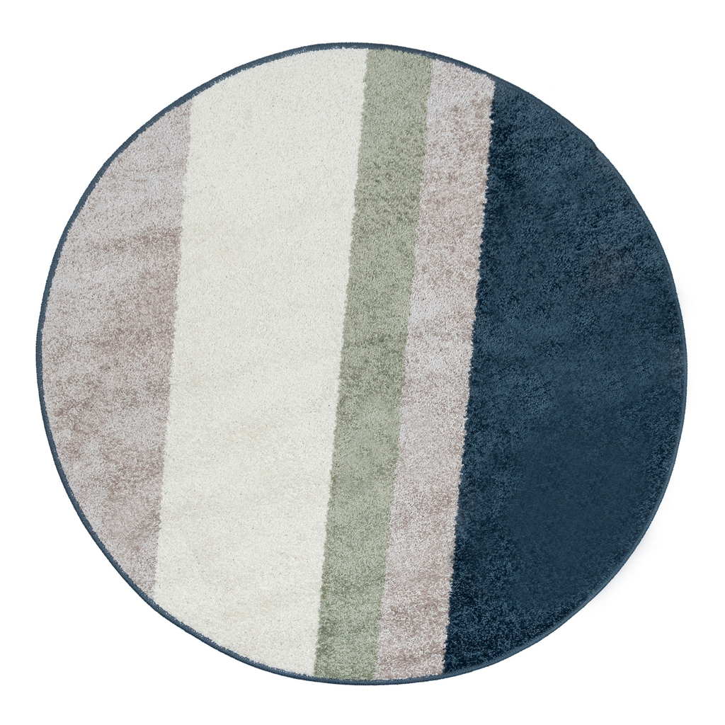 Pruhovaný okrúhly koberec HOUSTON 110 cm