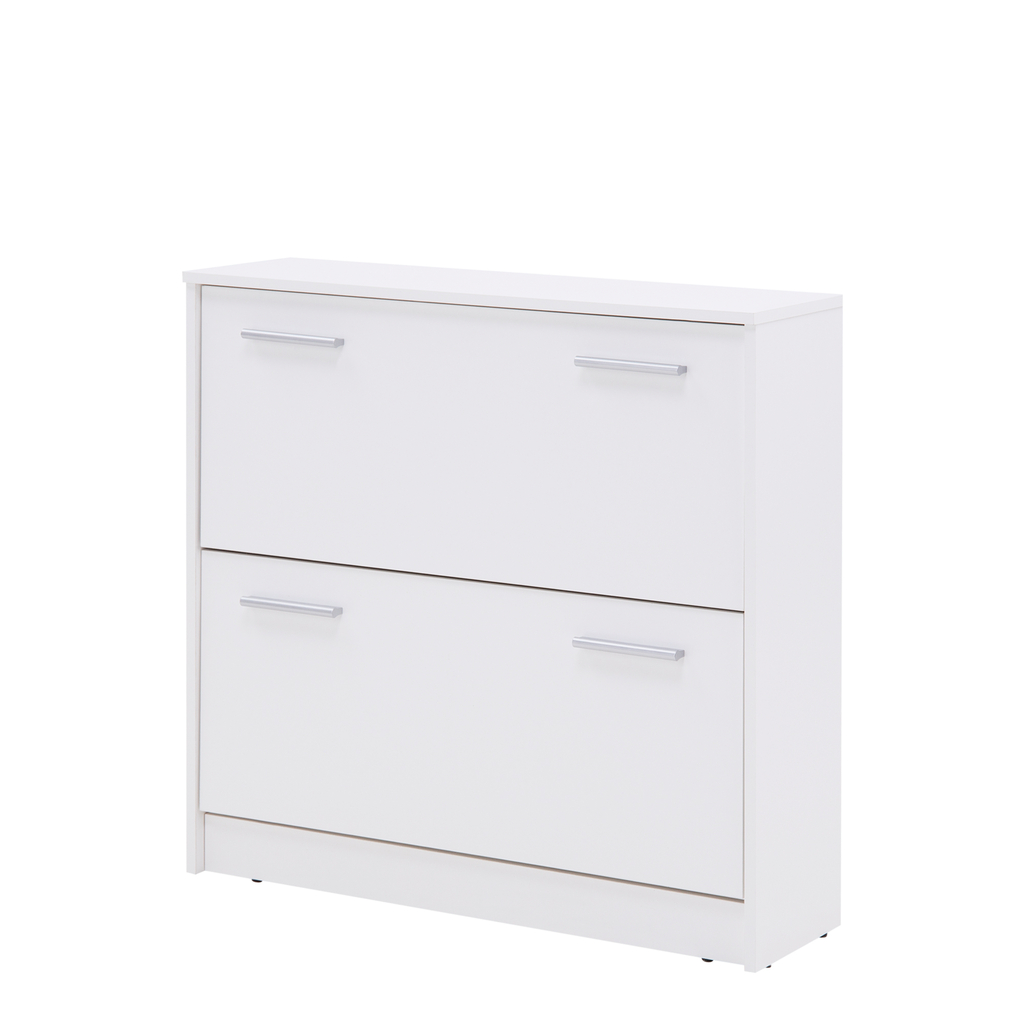 Skrinka na topánky biela OPTI