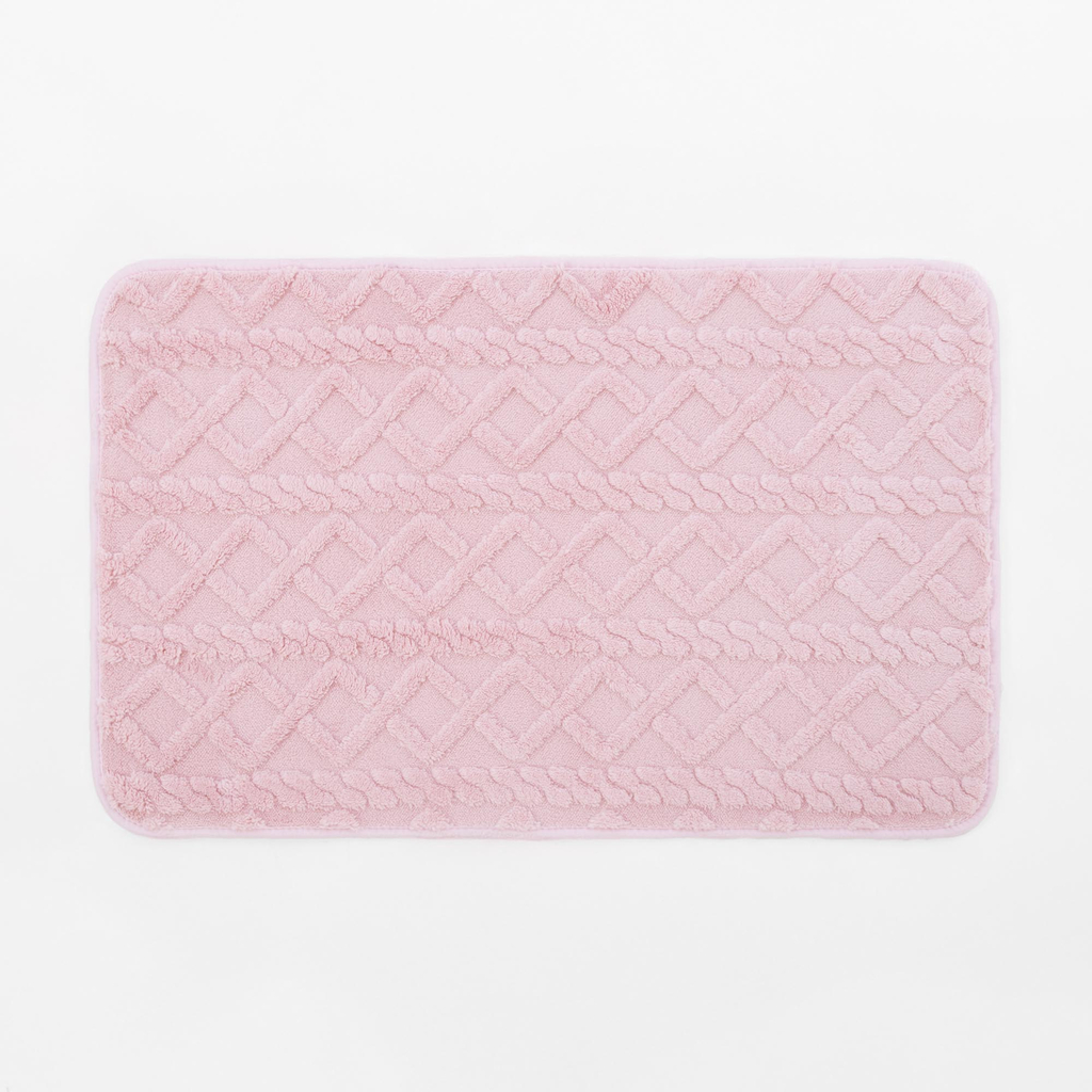 Kúpeľňová predložka NORDIC, ružová, 50x80 cm