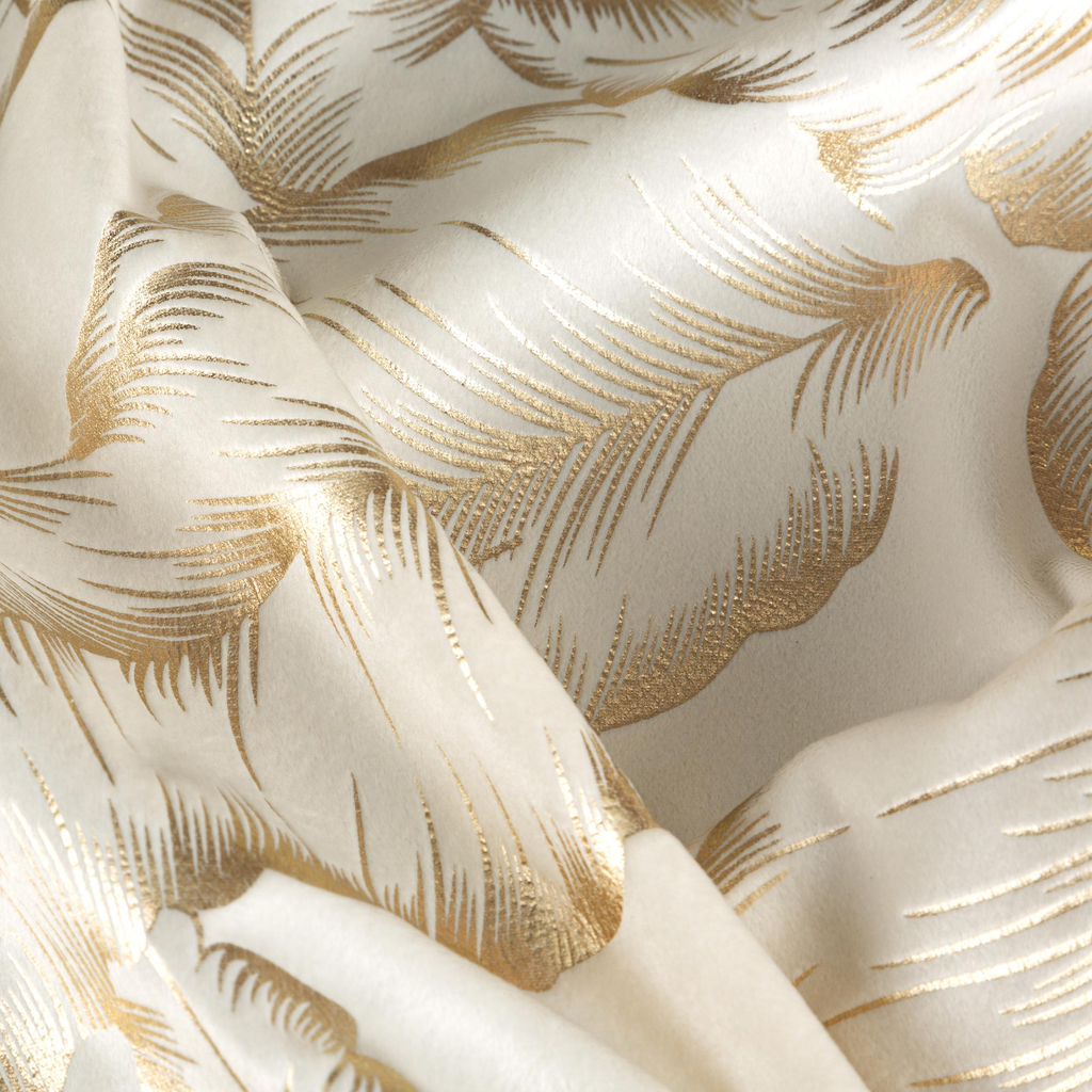 Záves na kolieskach krémová MILENA 140x250 cm