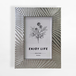 Rám na fotografiu v glamour štýle 10x15 strieborný