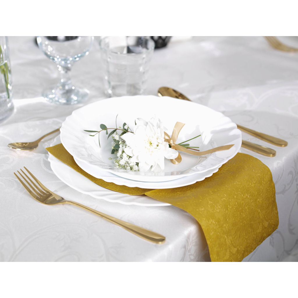 Obedová súprava 18 tanierov a 6 pohárov EBRO&CUBE, 24 prvkov