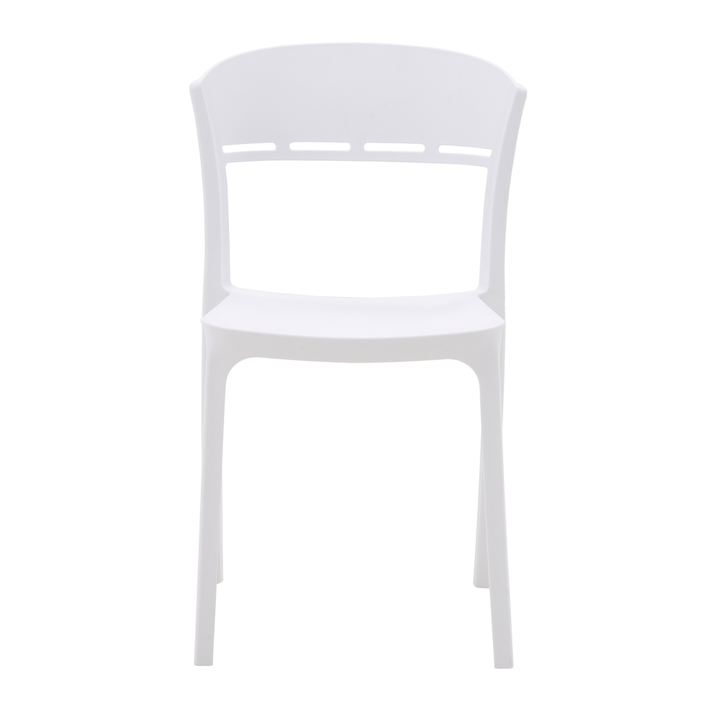 Jedálenská stolička KNITT biela