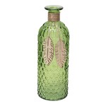 Sklenená váza zelená 25 cm