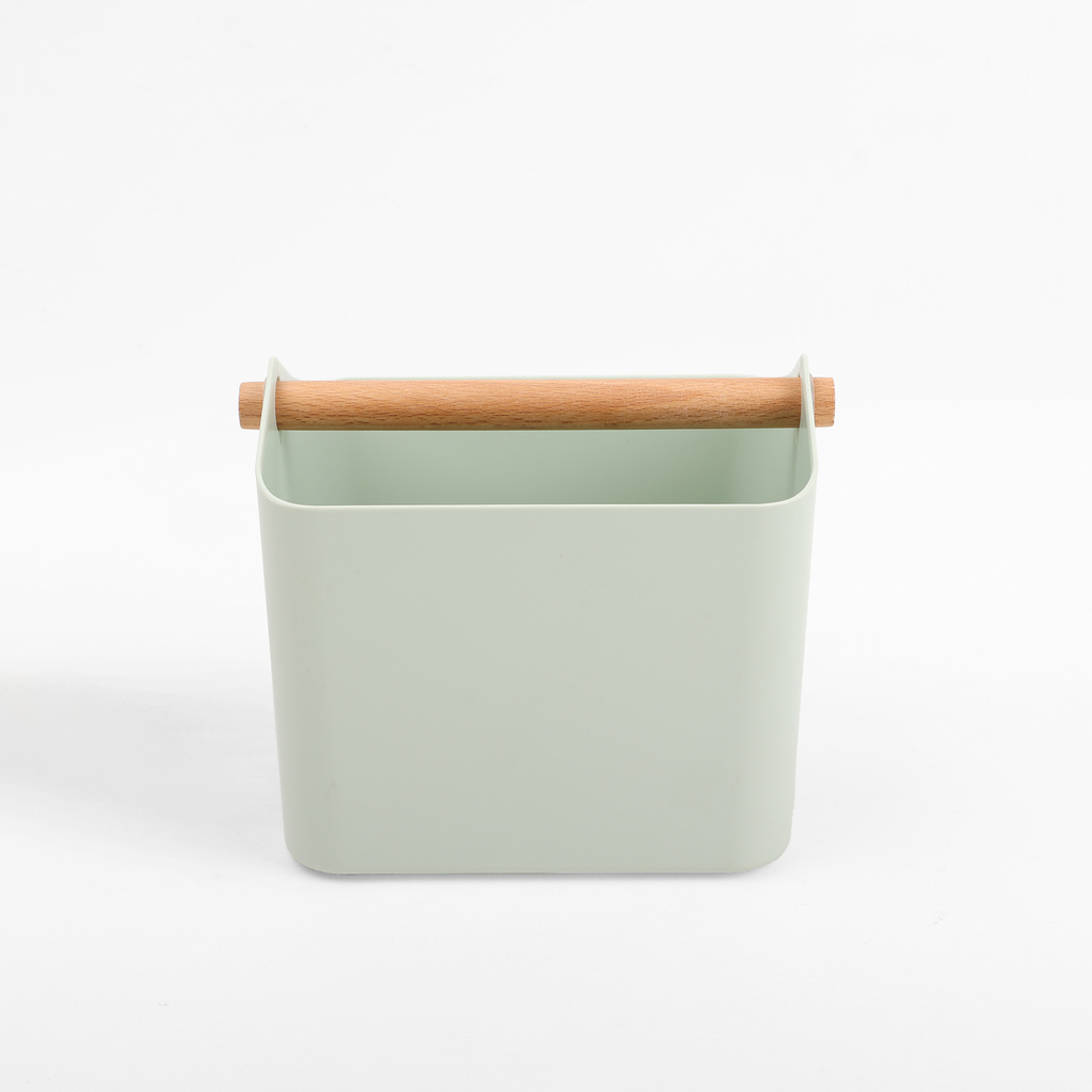 Kúpeľňový organizér zelený 17,5x12x14,7 cm