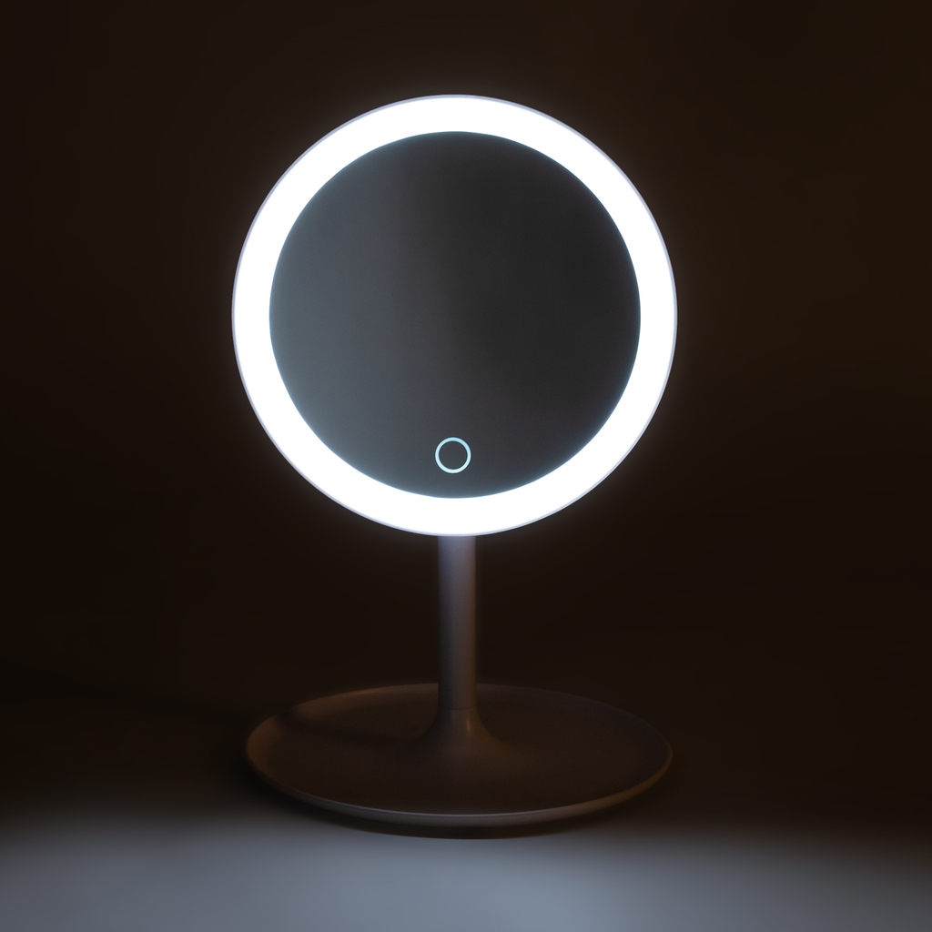 Kozmetické zrkadlo s LED osvetlením biele