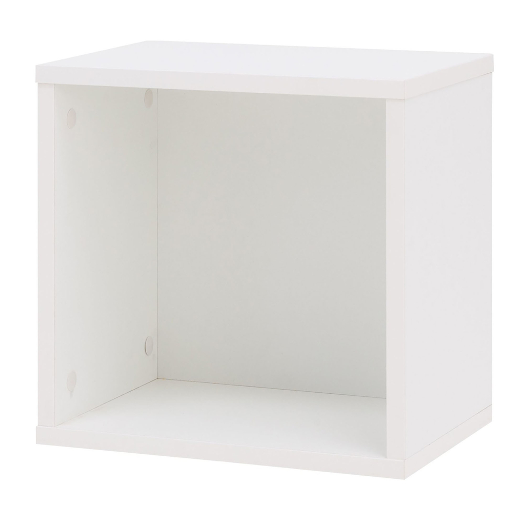 Závesná polica štvorcová biela MODERN