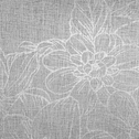 Záclona ANITA s kvetinovým vzorom, bielo-strieborná 140x270 cm