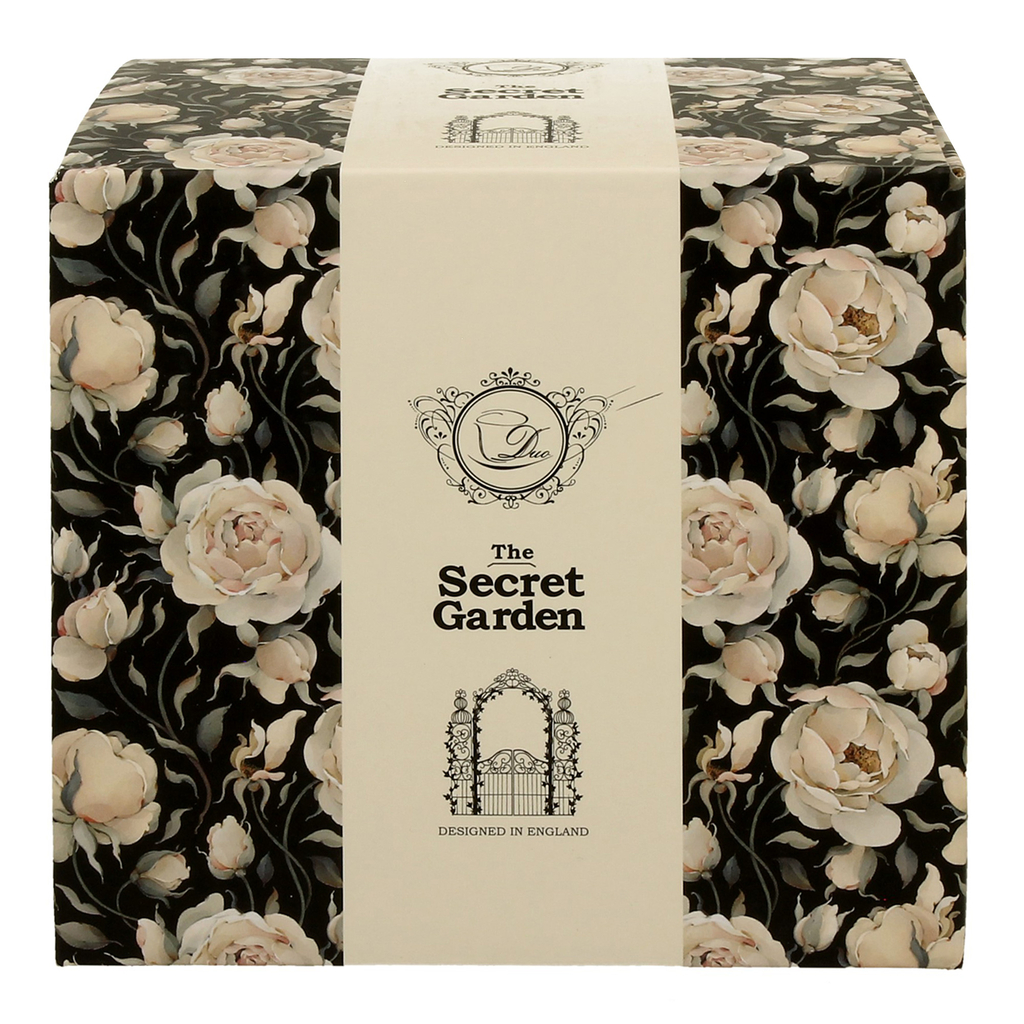 Hrnček súdok s varičom ENGLISH ROSES BLACK 430 ml
