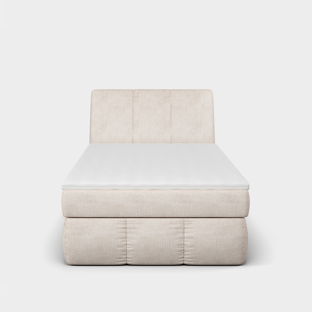 Kontinentálna posteľ LORENYO HR 120x200 cm, krémová