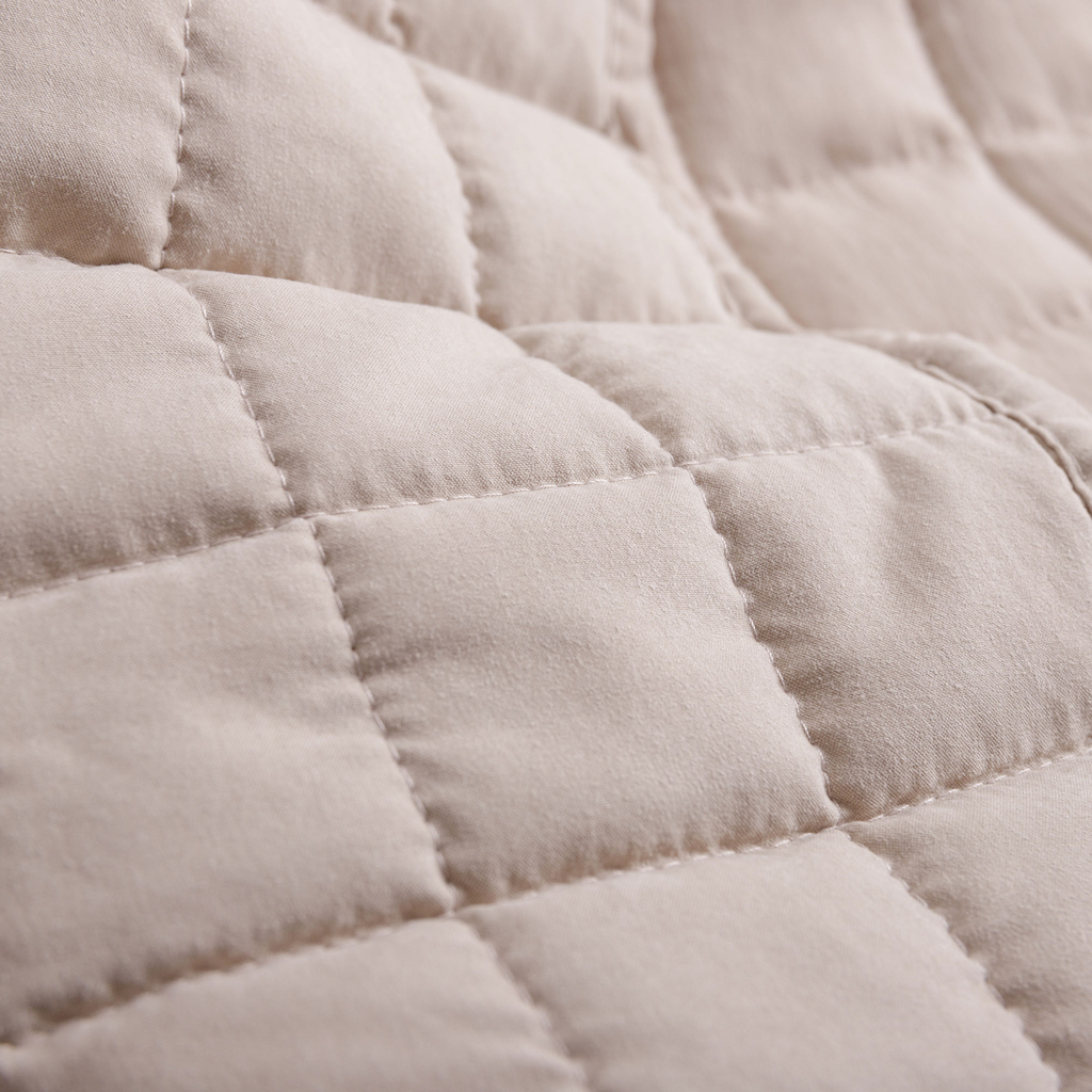 Prehoz na posteľ v béžovej farbe GISELLE 180x200 cm