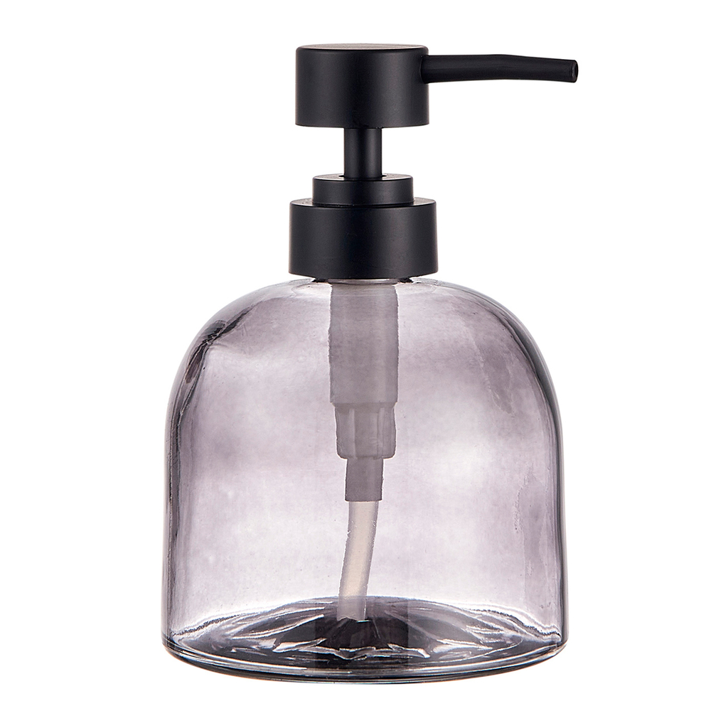 Zásobník na mydlo zo skla smoky 13,7 cm