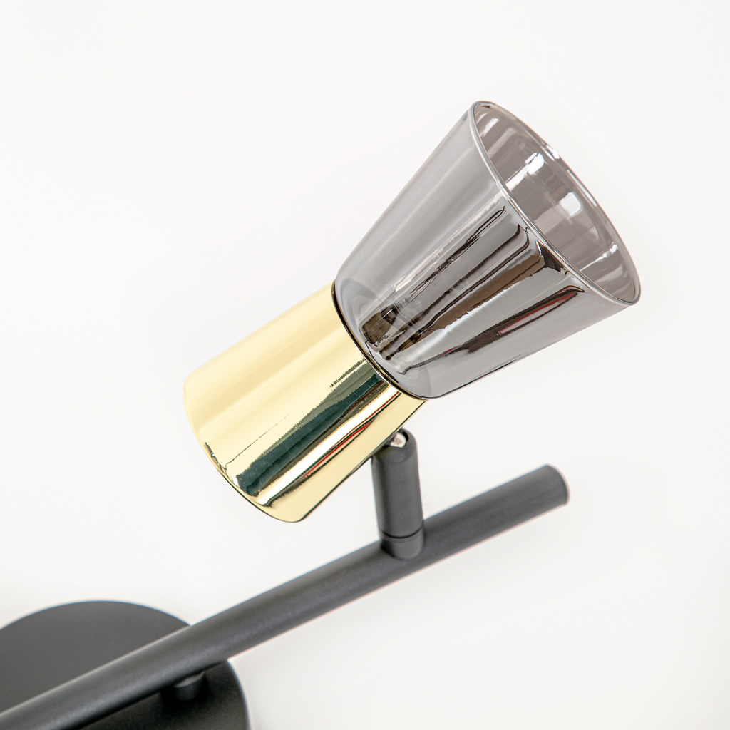 2-bodová čierno-zlatá lišta CENTO