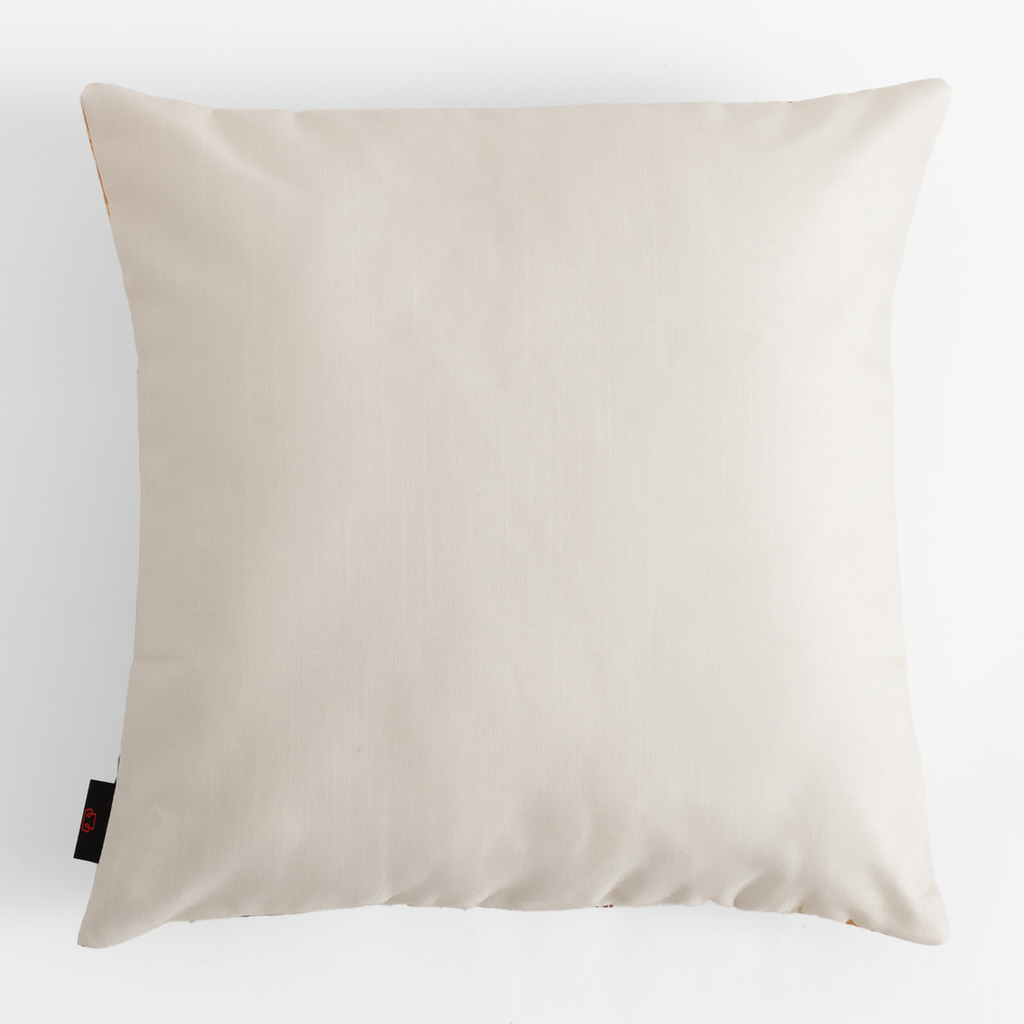 Obliečka na vankúš s farebným vtákom v bielej farbe DALI 45x45 cm