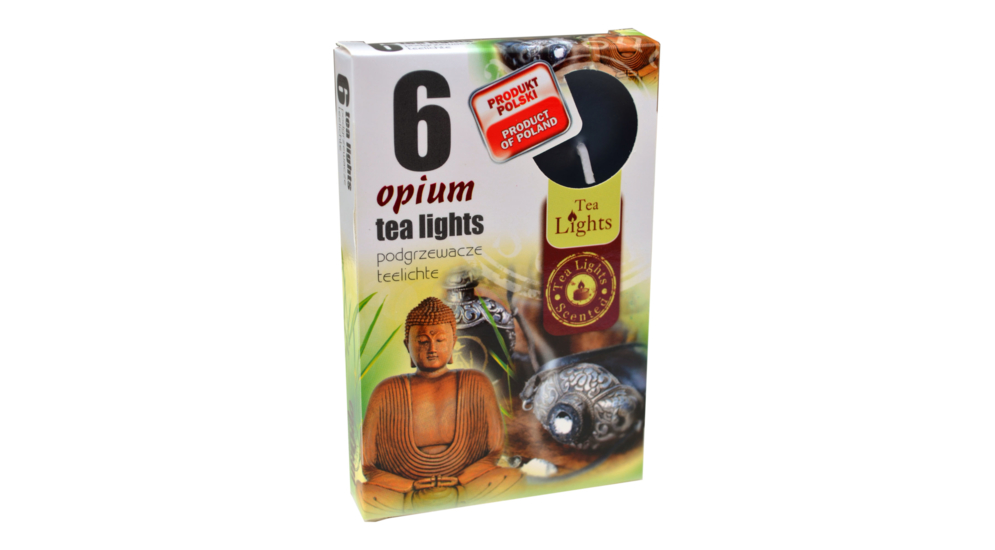 Vonné čajové sviečky ÓPIUM 6 ks