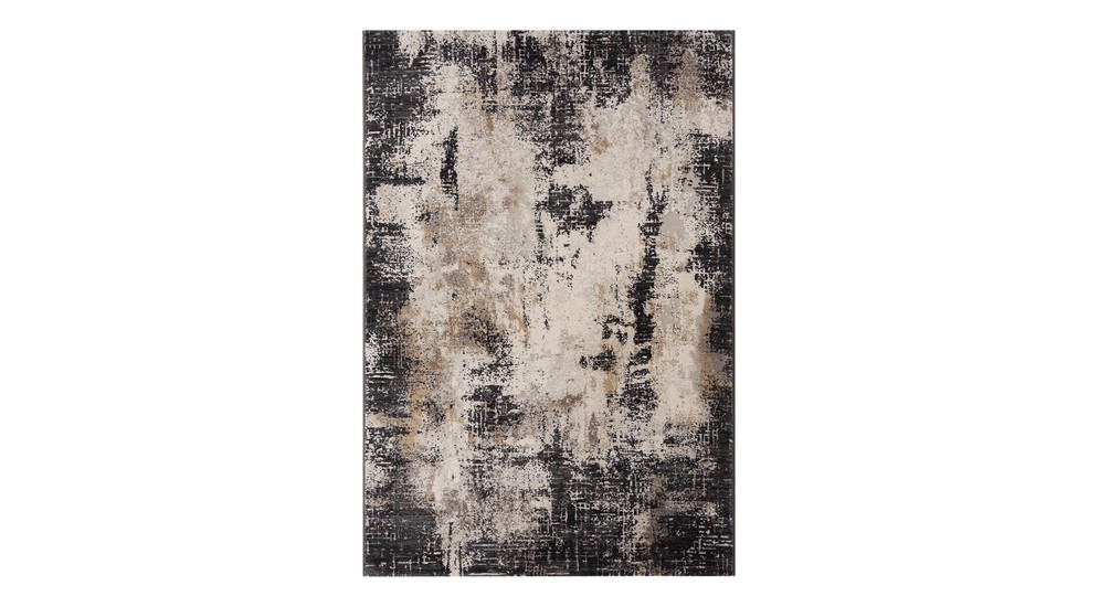 Abstraktný sivý koberec NOVANTA 120x170 cm