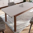 Skladací stôl so sivou doskou 160-207 cm